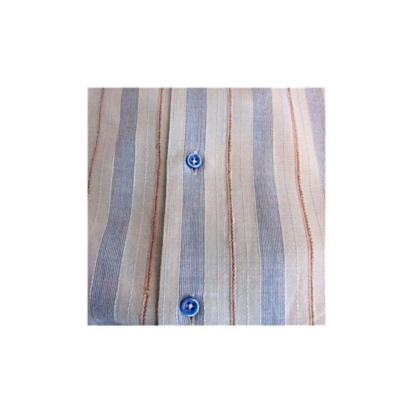 Blumer Madrid Shirt Long Sleeve Dress Shirt Button Down Striped Men's Size XL - Picture 4 of 8